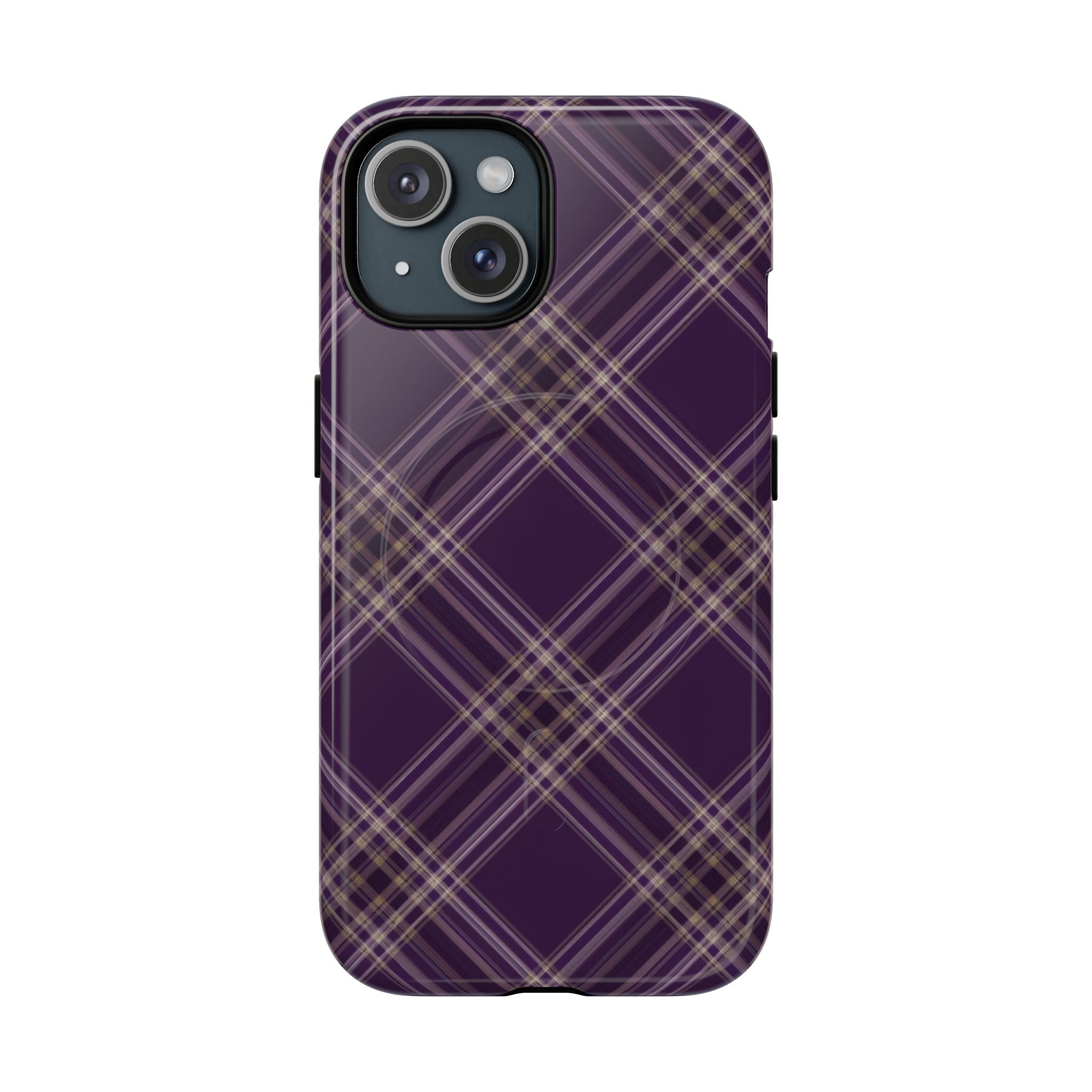 Plum Plaid MagSafe Case