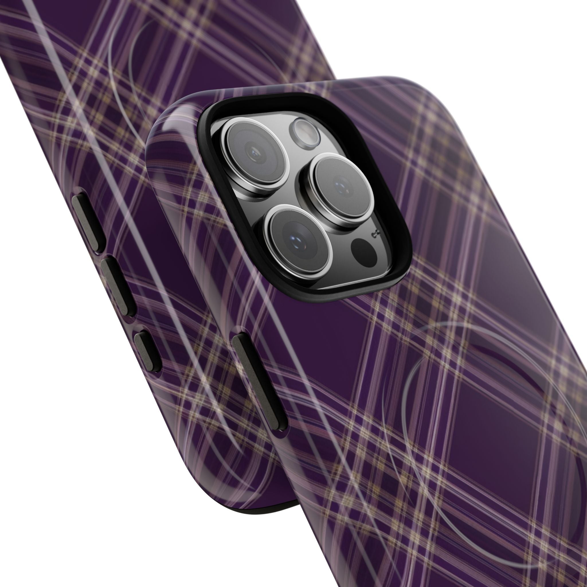 Plum Plaid MagSafe Case