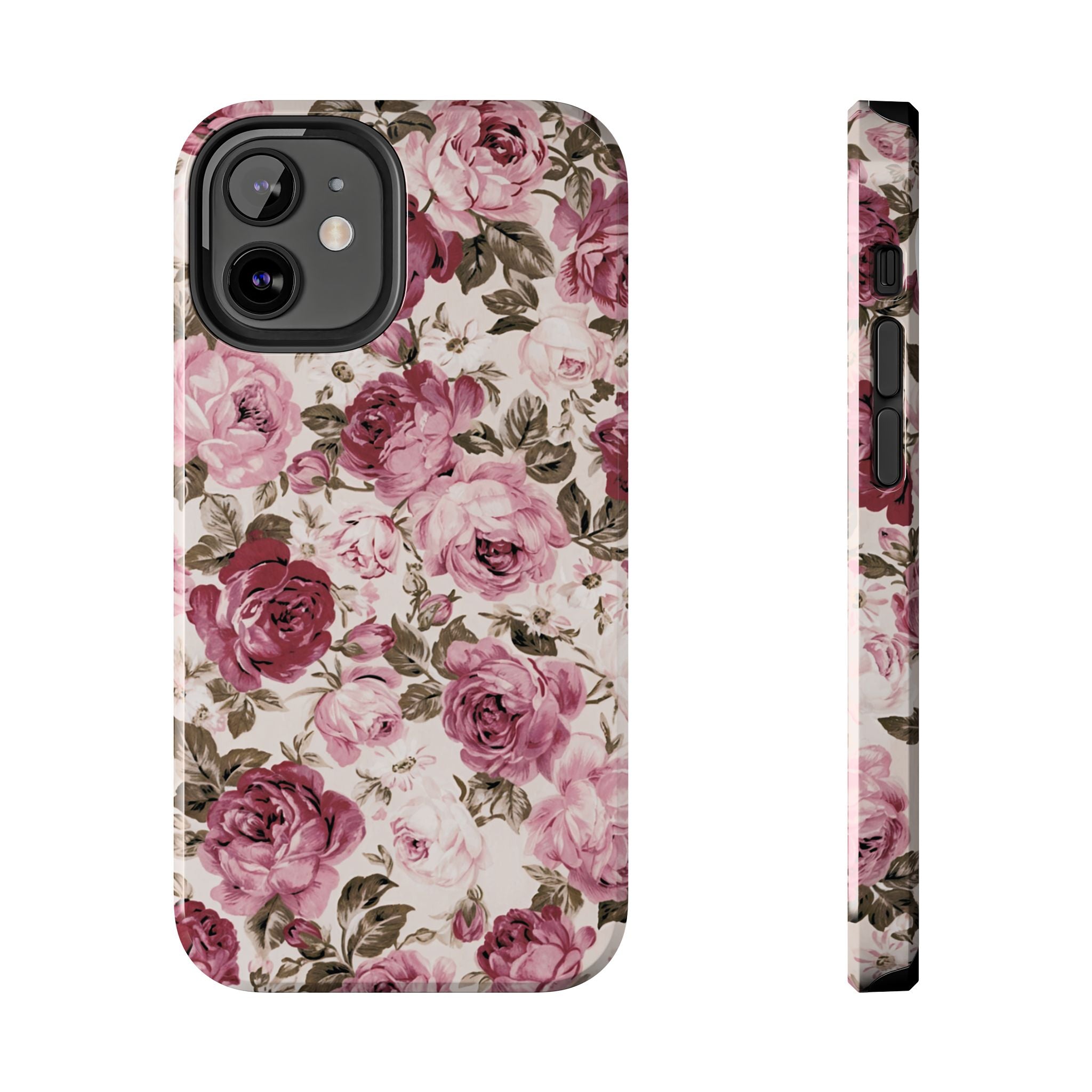 Love Story Romantic Floral iPhone Case