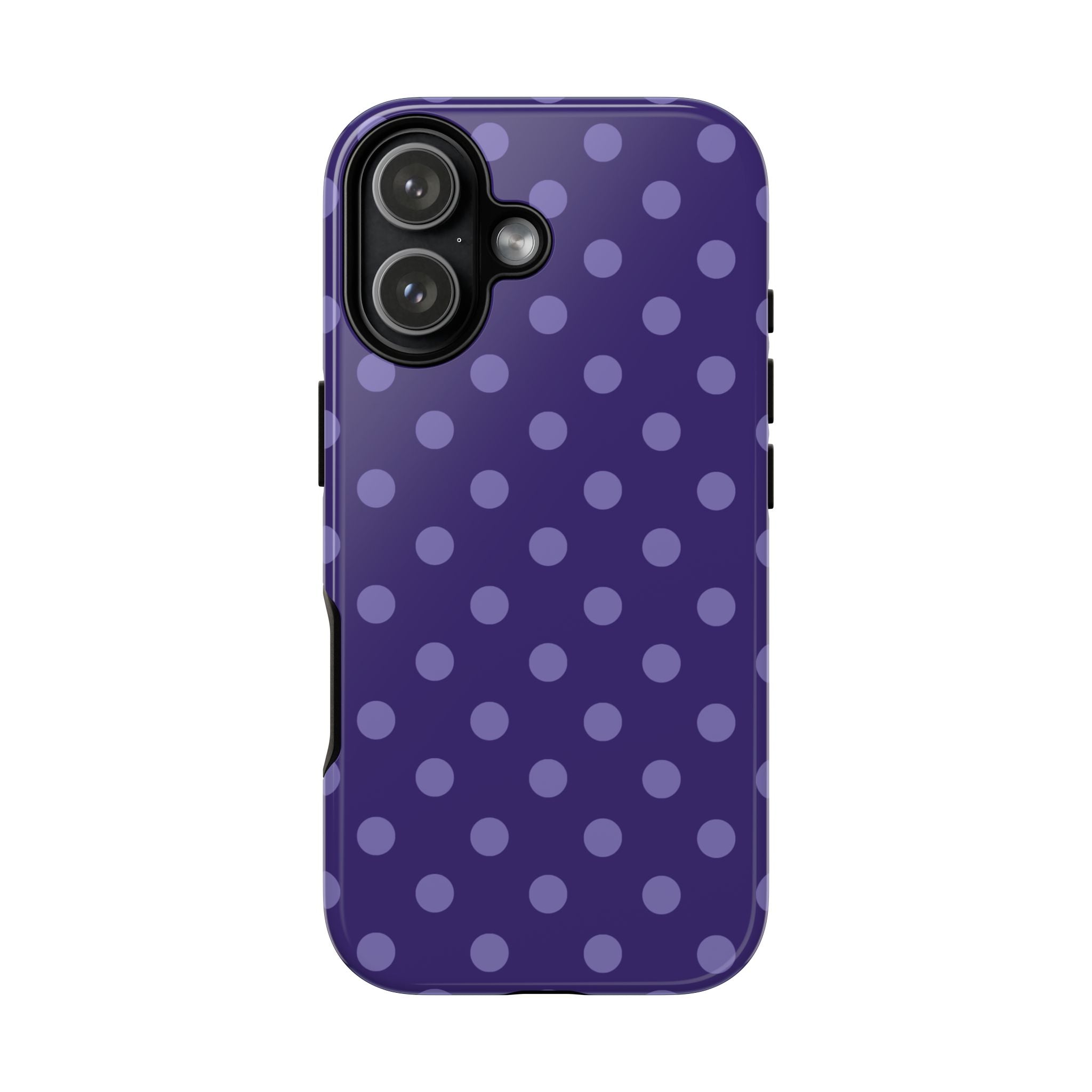 Plum Pop | Polka Dot iPhone Case