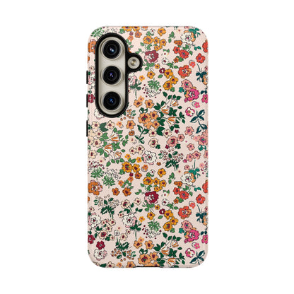 Estuche floral Galaxy con diseño de primavera 