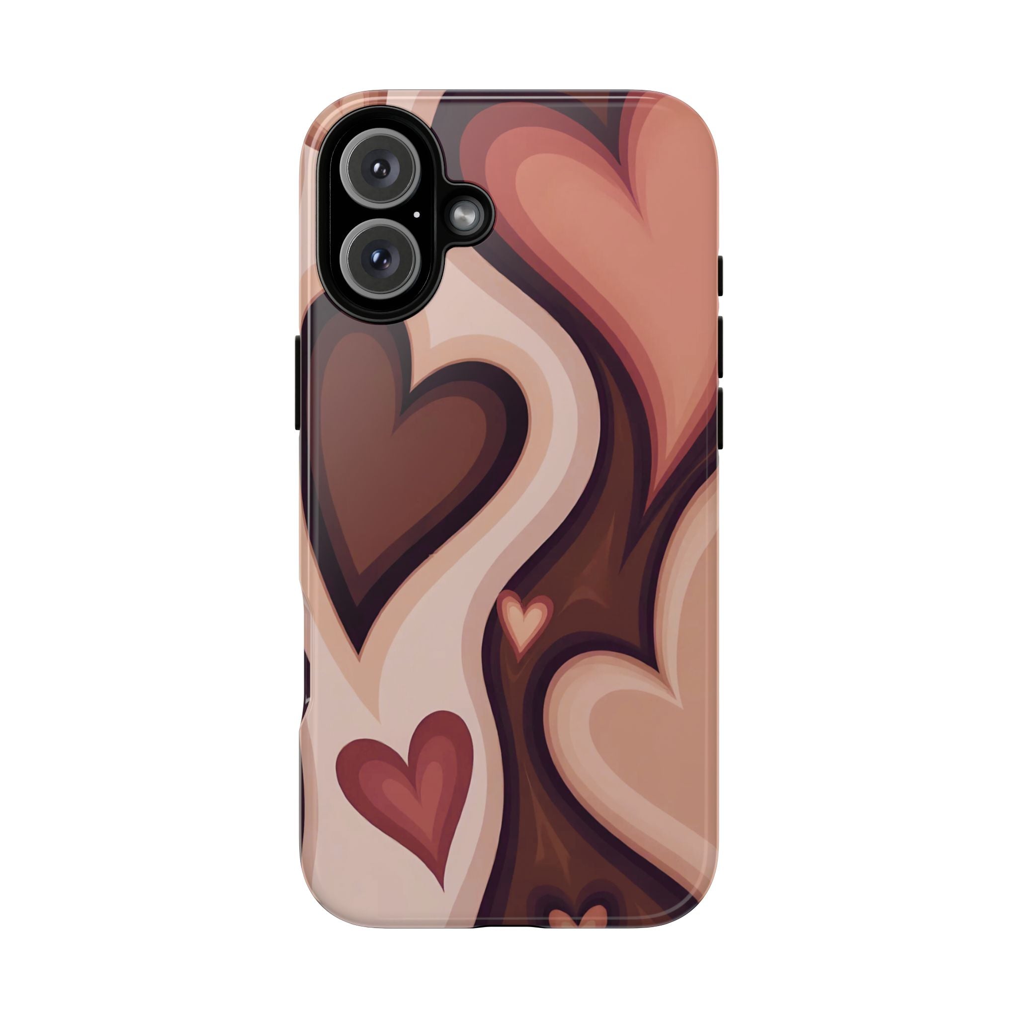 Le groove est dans le cœur | Coque iPhone à cœurs rétro