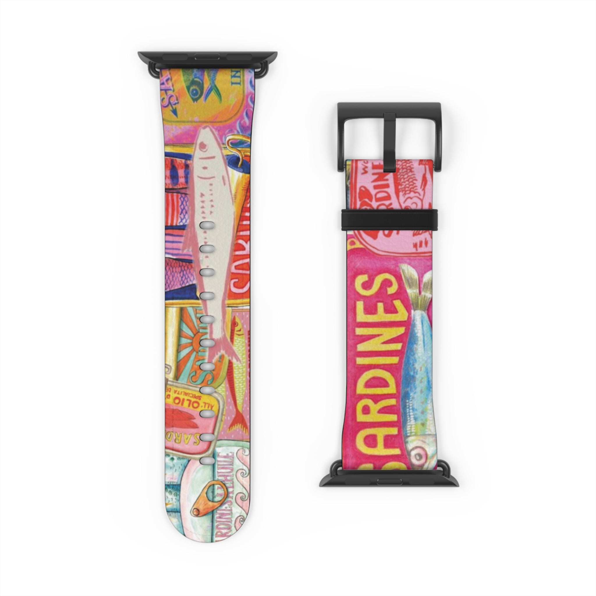 Sardines Collage Apple Watch Band
