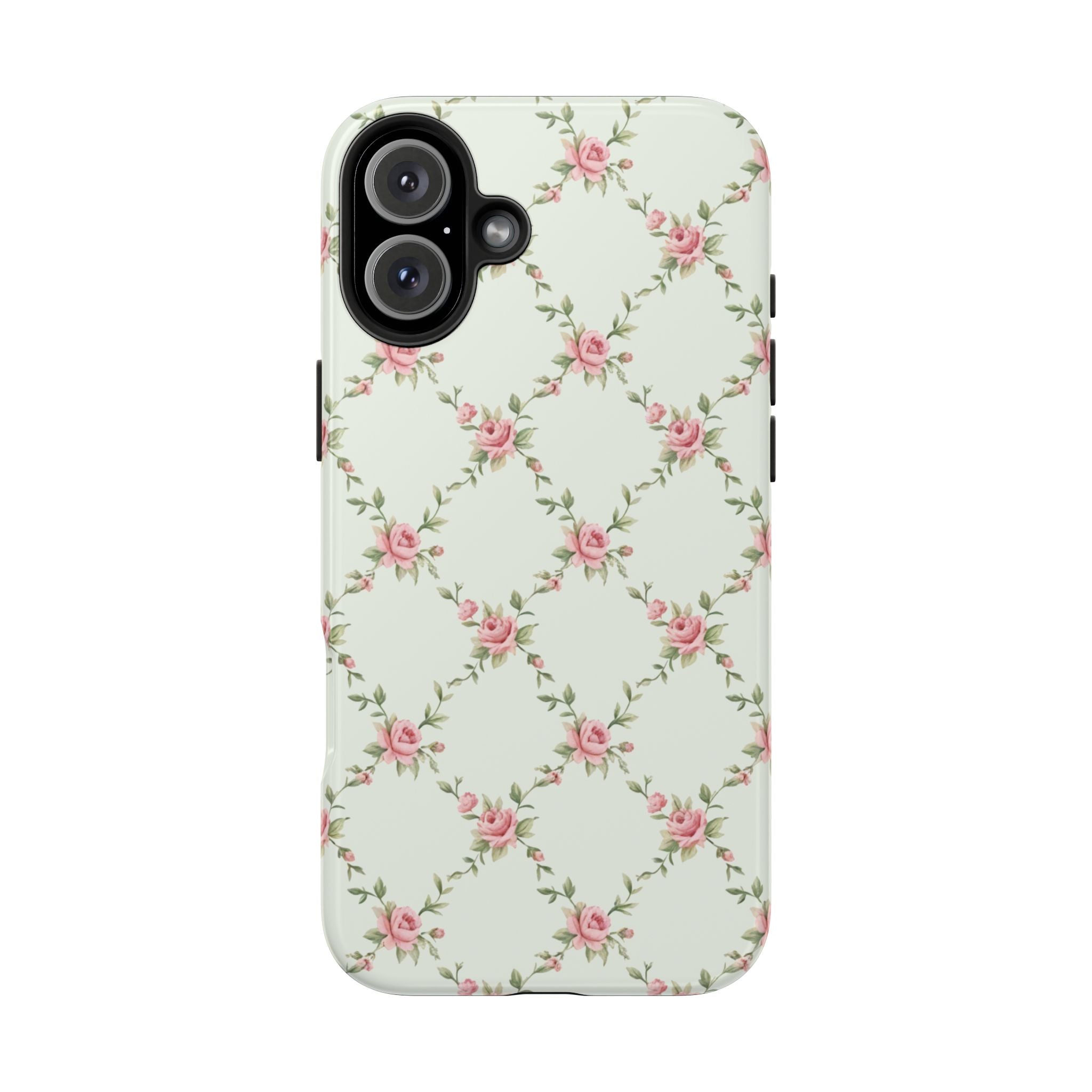 Rose Lattice Coquette iPhone Case