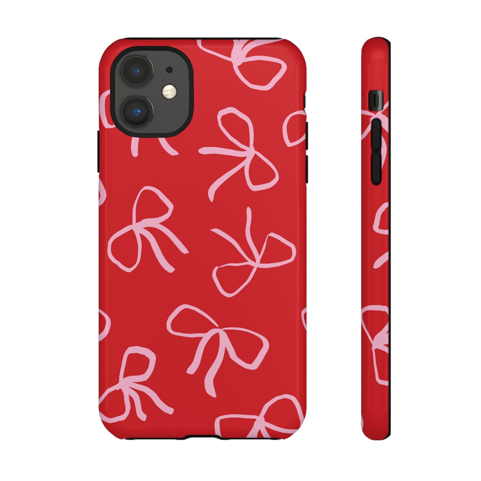 Rubans et nœuds | Coque iPhone Red Coquette