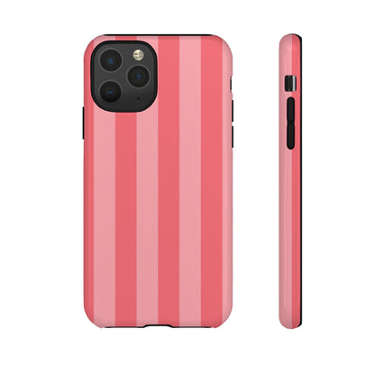 Summer in the Hamptons | Pink Striped iPhone Case