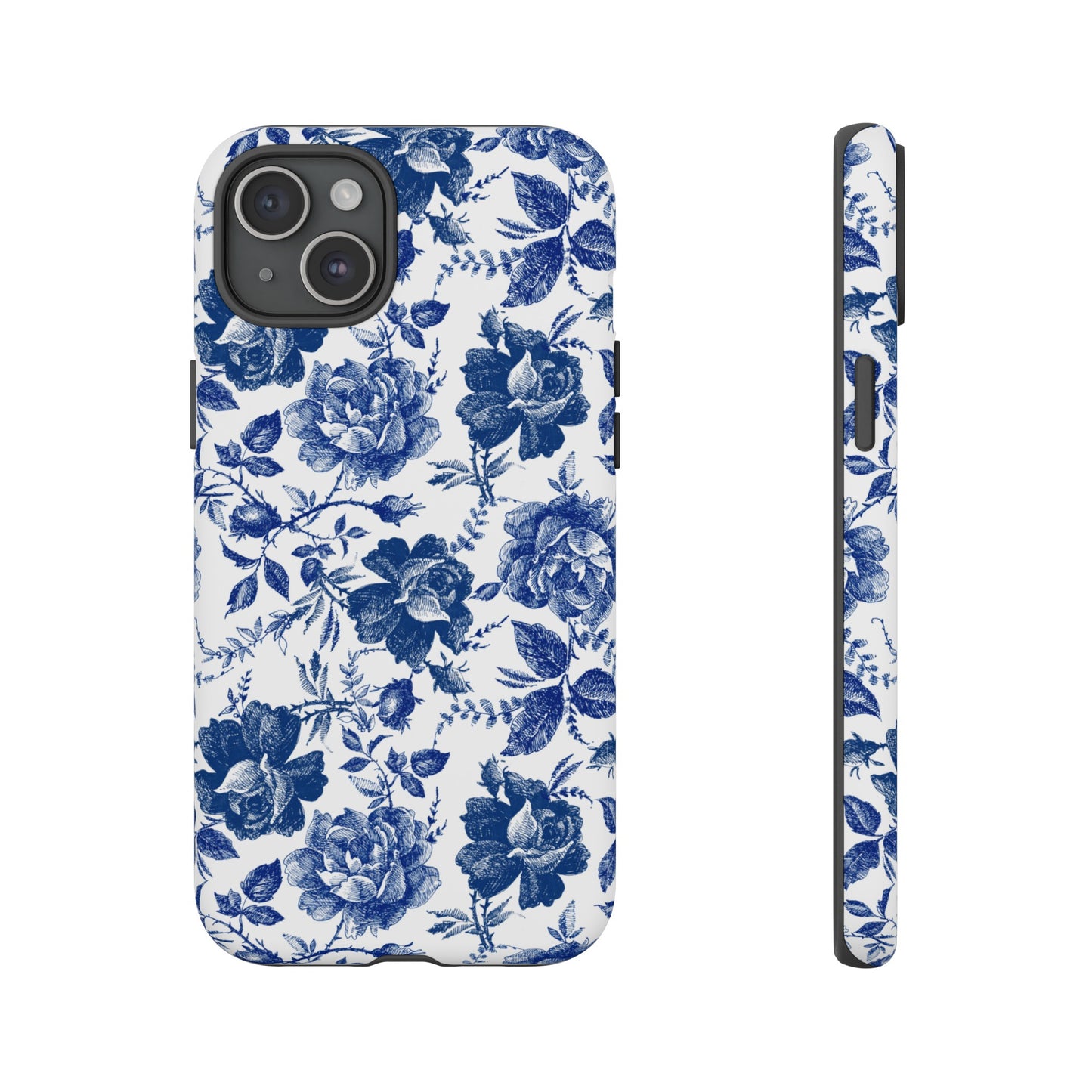 Indigo Rose | Blue Floral Case