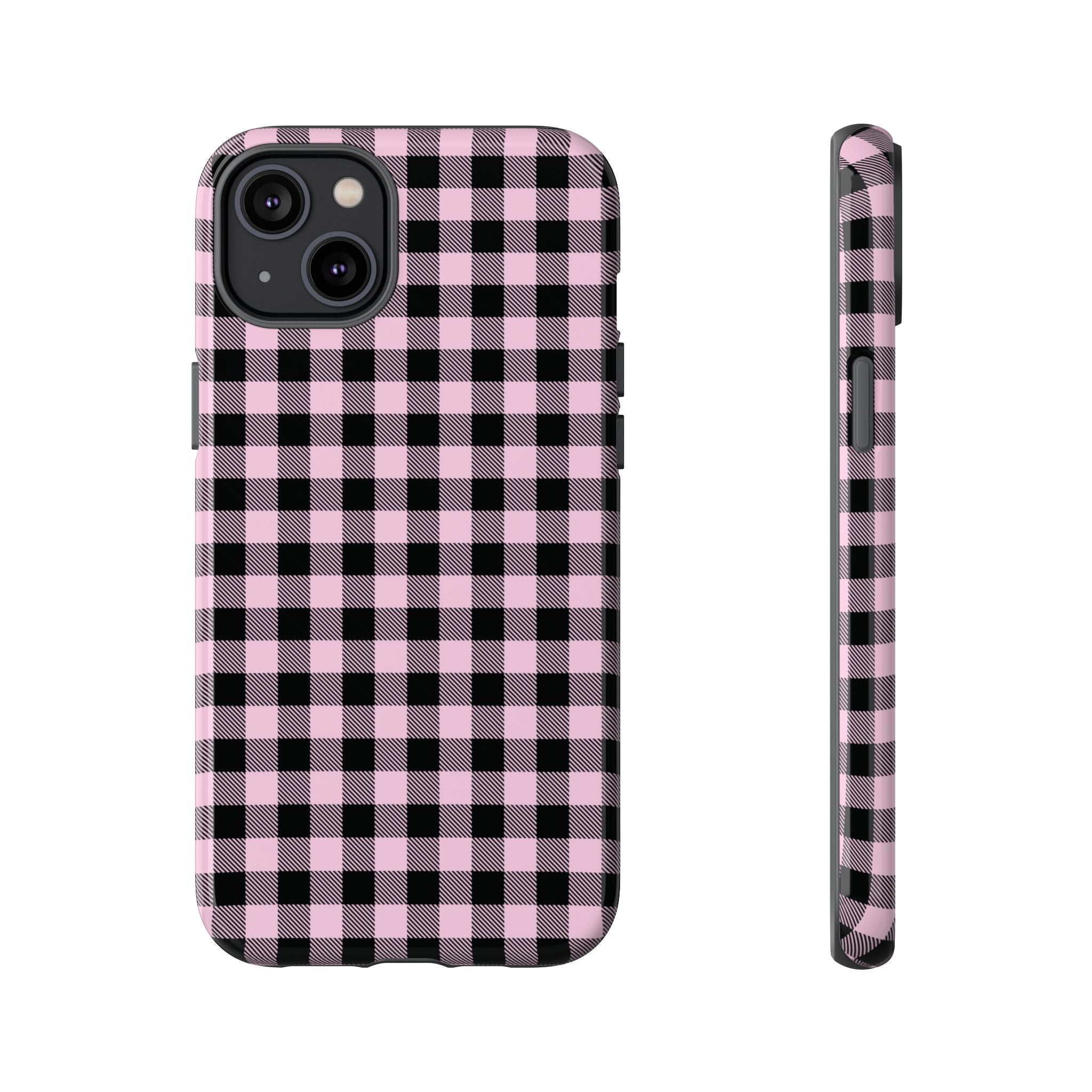 Pink Punk | Gingham iPhone Case