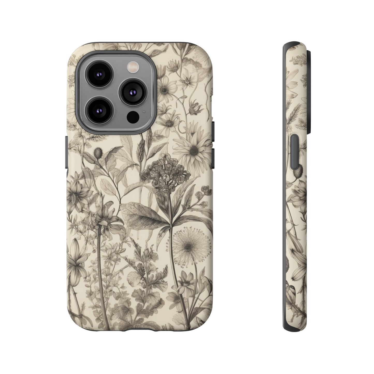 Vintage Wildflowers | Neutral Floral Case