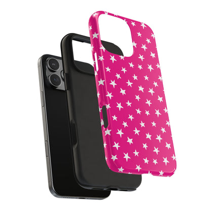 Starstruck | Hot Pink Starry iPhone Case