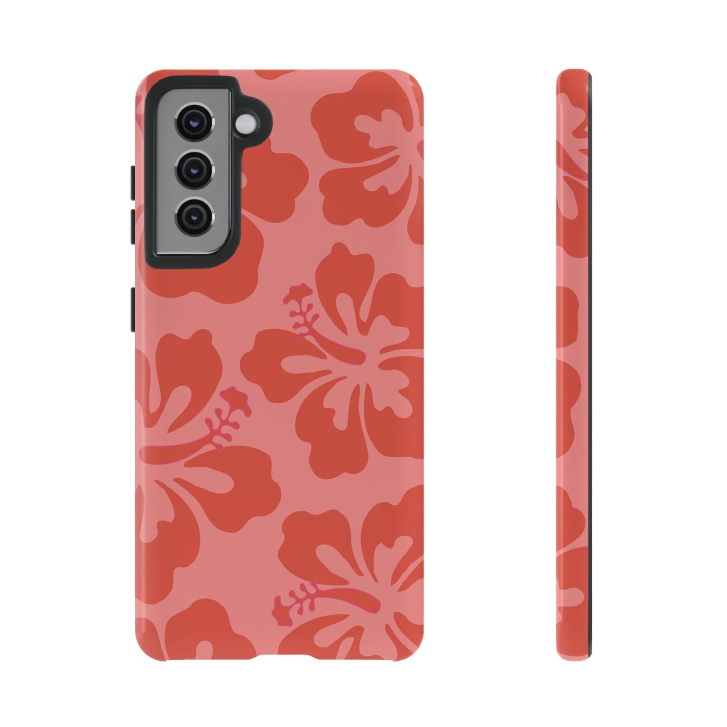 Island Life | Orange Hibiscus Floral Case