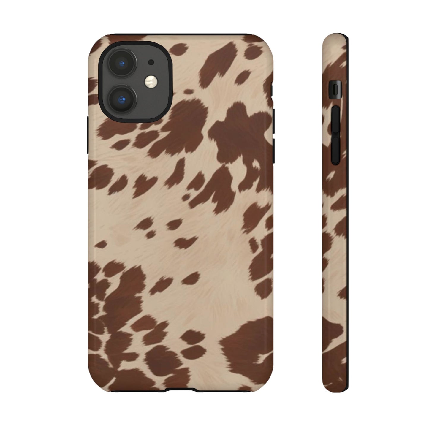 Rodeo Girl | Brown Cow Print Case