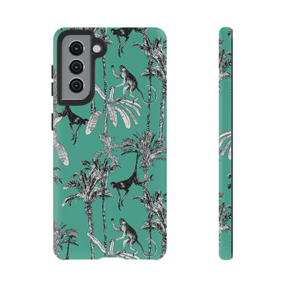 Monkey Business | Retro Tropical Palms Case