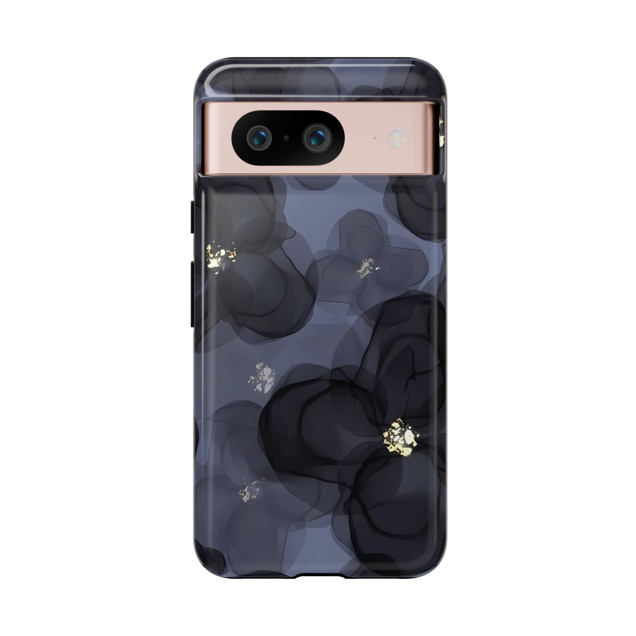 Doble exposición | Estuche con diseño floral llamativo