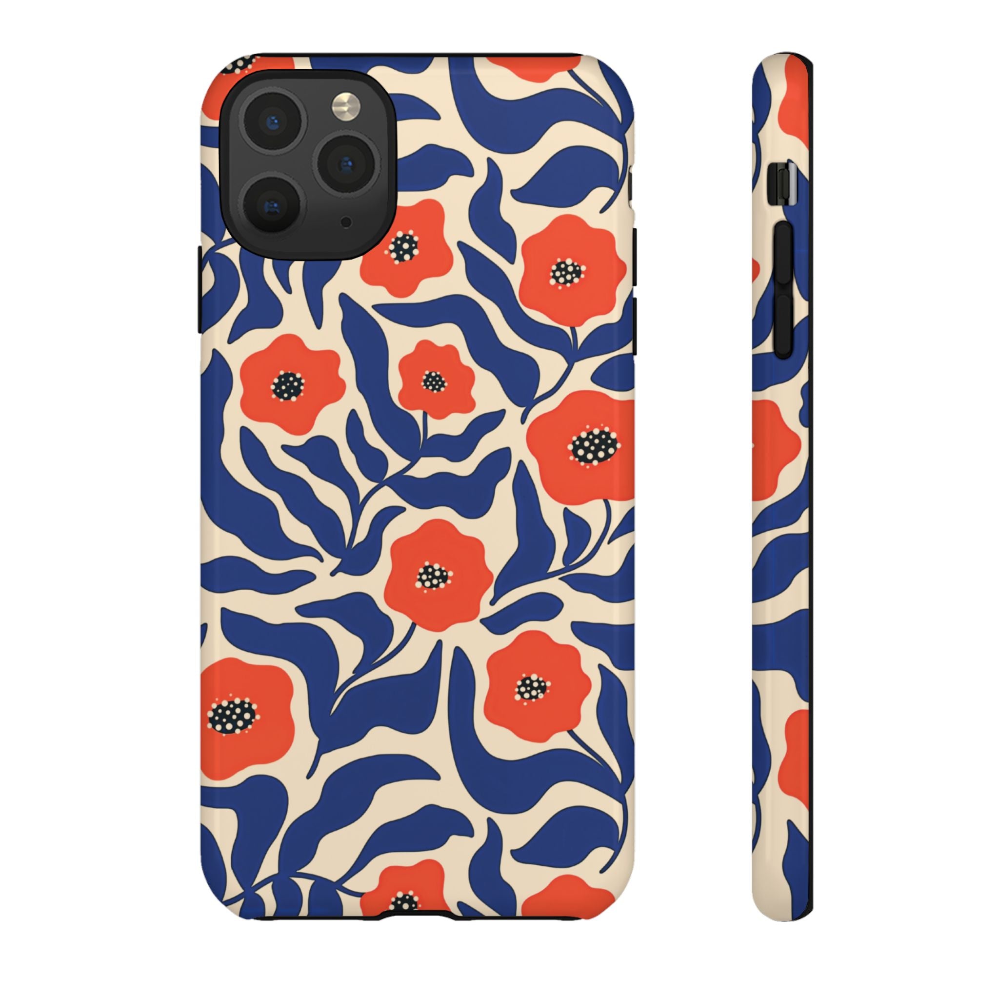 Indigo Poppy Phone Case