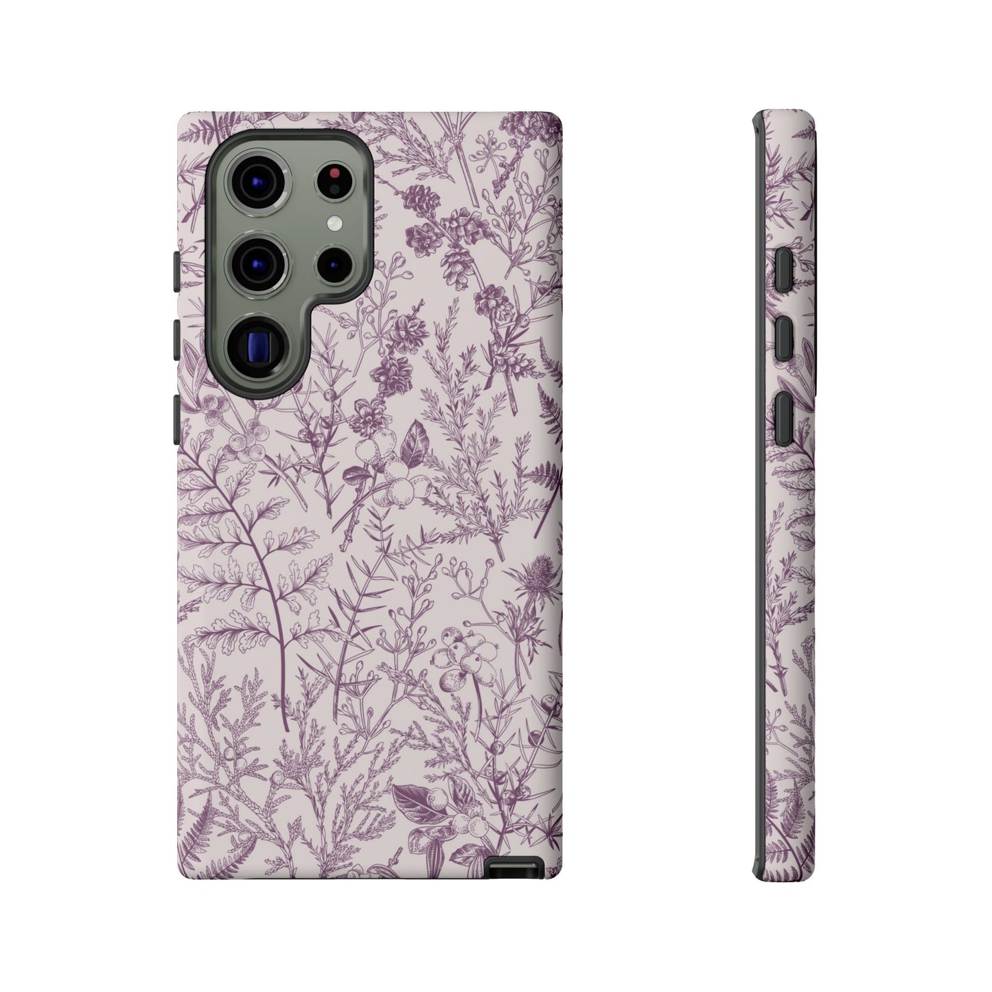 Plum Botanical Garden | Purple Floral Case