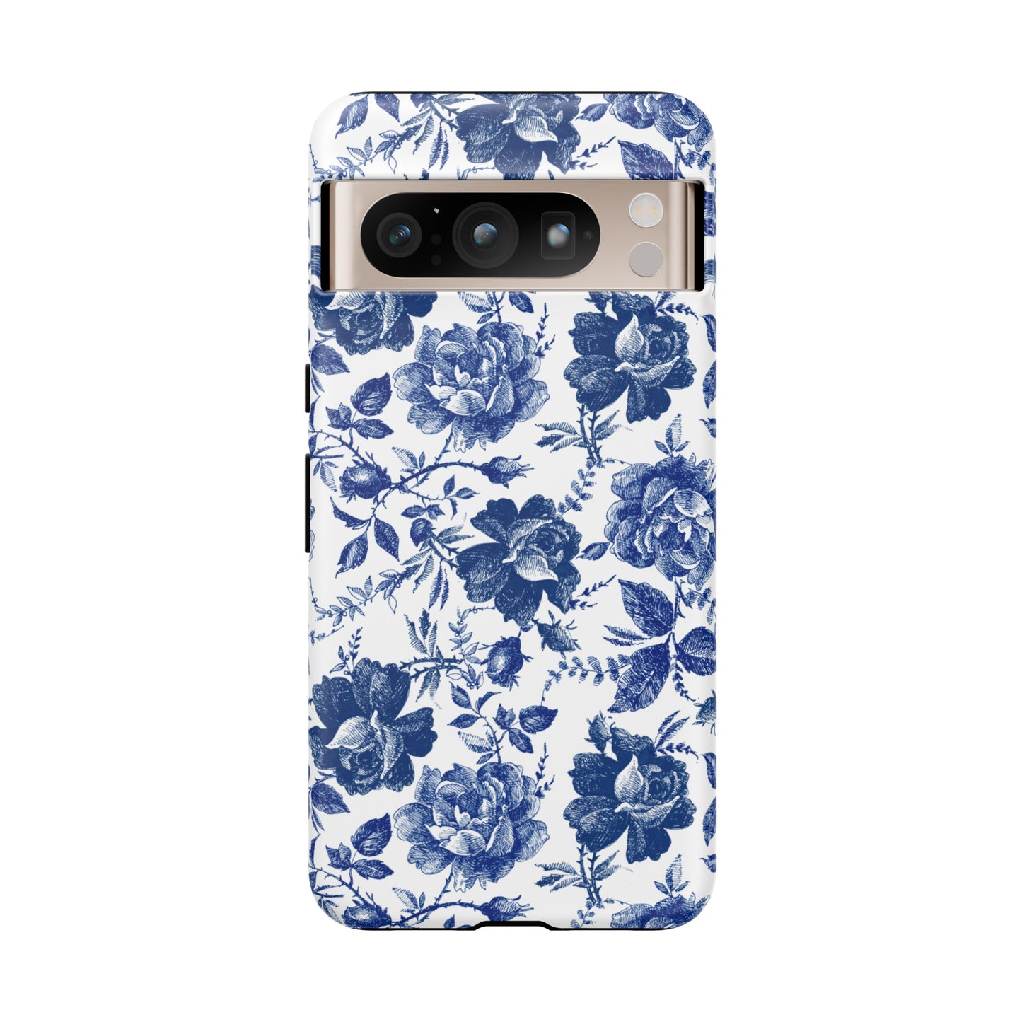 Indigo Rose | Blue Floral Case