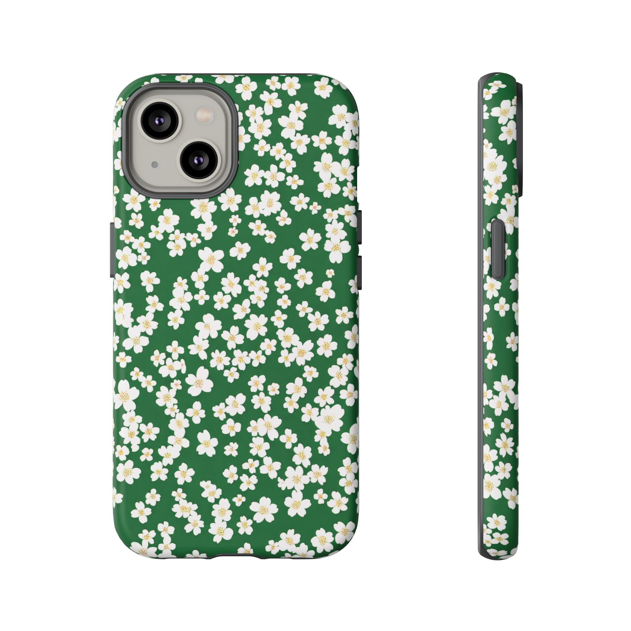 Emerald Bloom iPhone Case