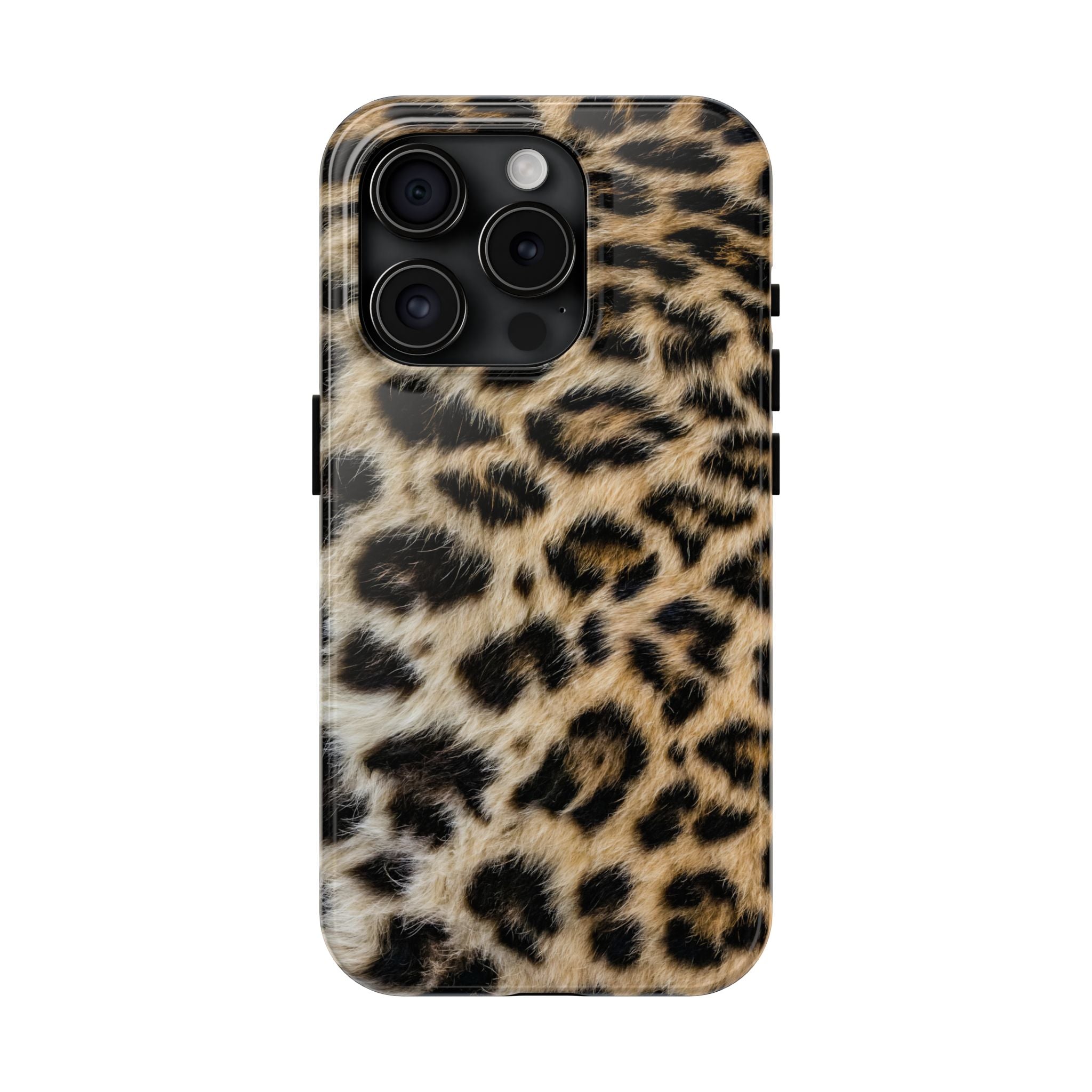 Estuche para iPhone con estampado de leopardo marrón y estilo urbano chic
