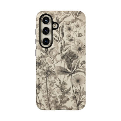 Vintage Wildflowers | Neutral Floral Case