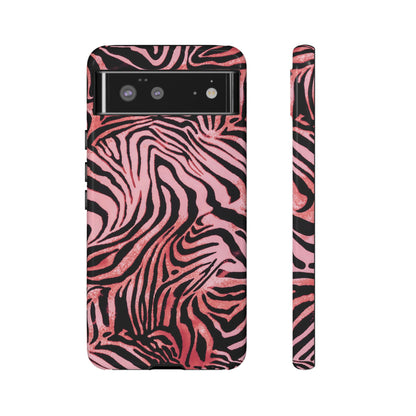 Rosy Zebra | Pink Animal Print Case