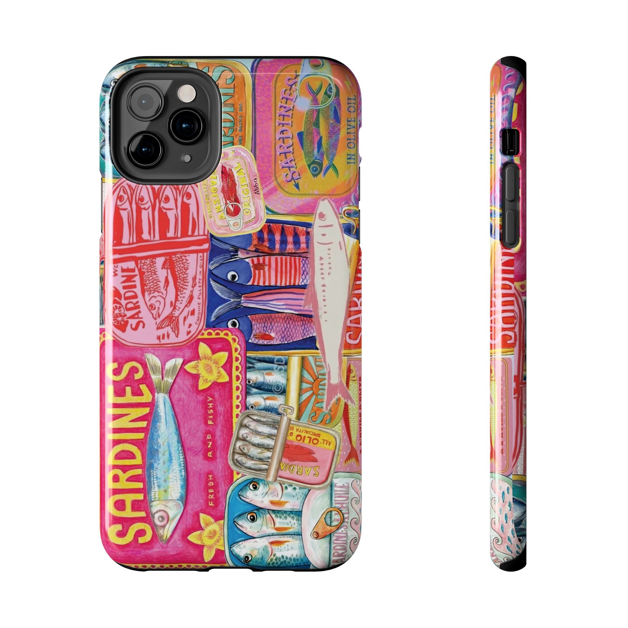 Sardines Collage iPhone Case