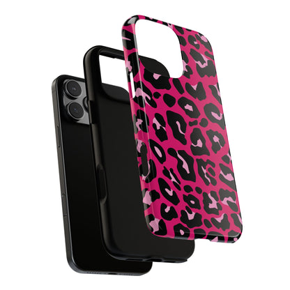 Fierce | Pink Leopard Print iPhone Case