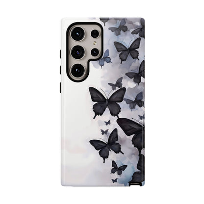 Estuche Galaxy con diseño de mariposas sin límites