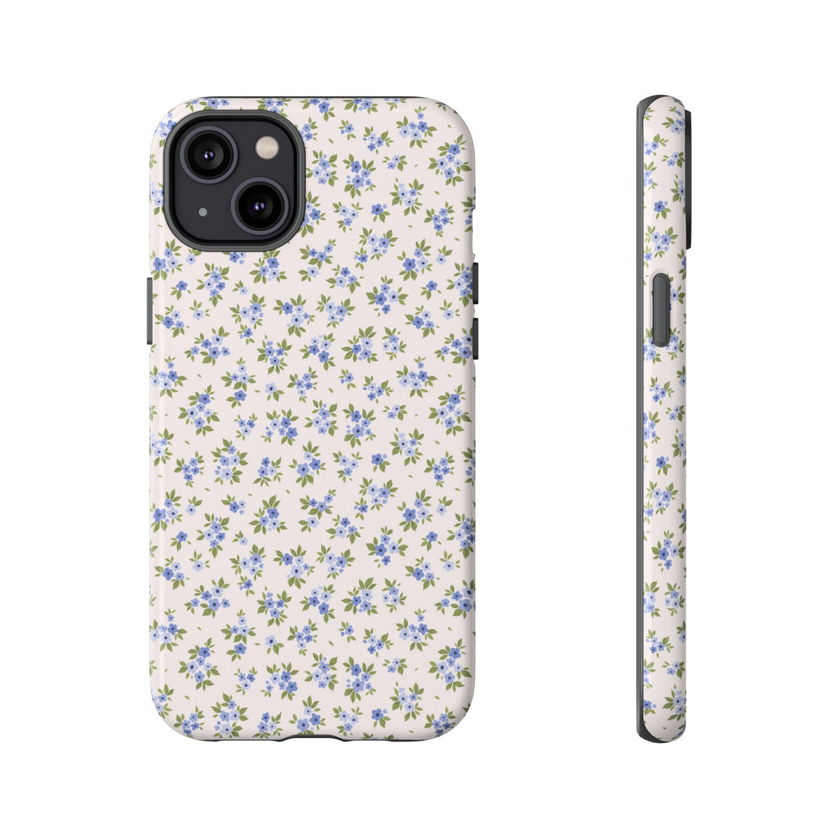 Love Notes | Blue Ditsy Floral iPhone Case