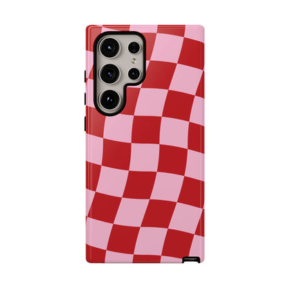 In Check | Wavy Checkerboard Case