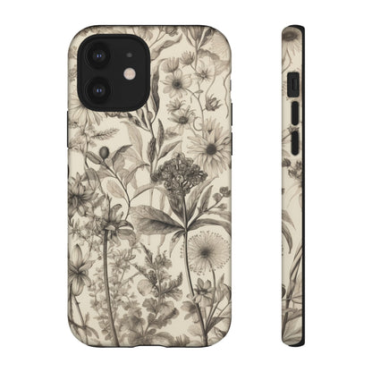 Vintage Wildflowers | Neutral Floral Case