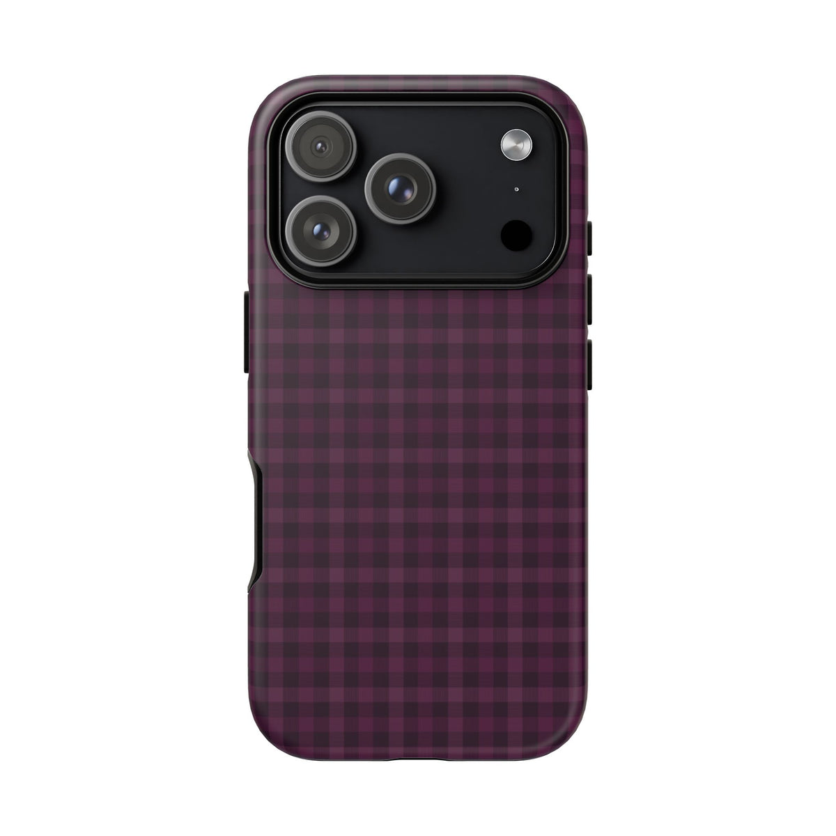 Plum Crush | Purple Plaid iPhone Case