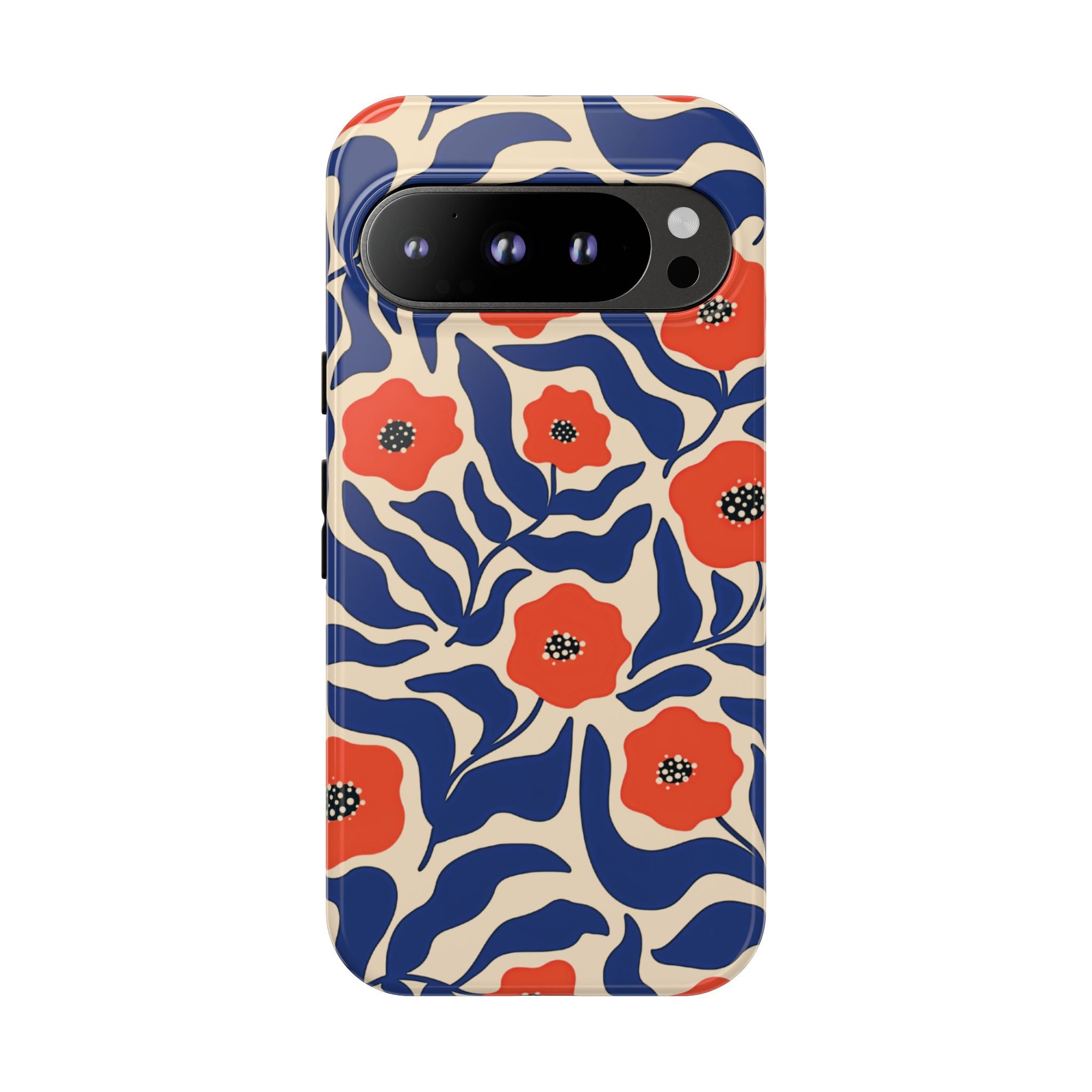 Indigo Poppy Phone Case