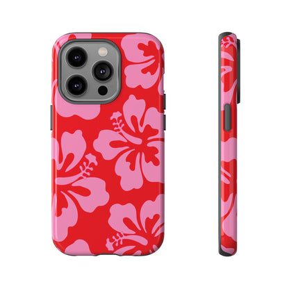 Aloha | Red Tropical Floral Case