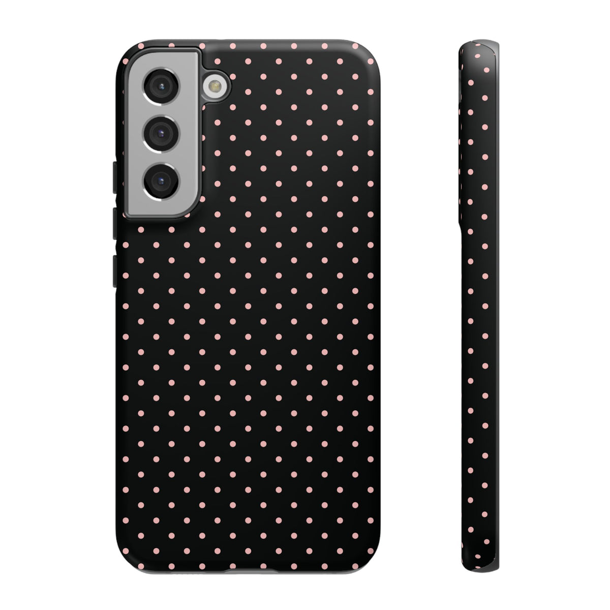 Polka Flirt | Pink & Black Polka Dot Galaxy Case