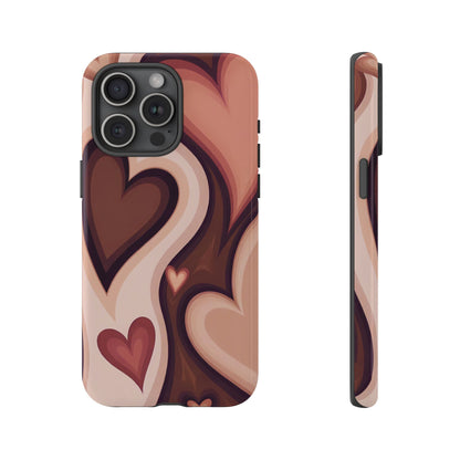 Groove Is in the Heart | Retro Hearts iPhone Case