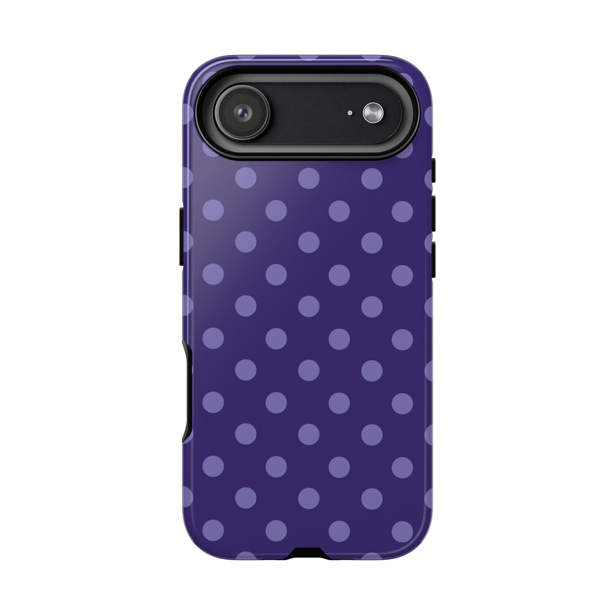 Plum Pop | Polka Dot iPhone Case