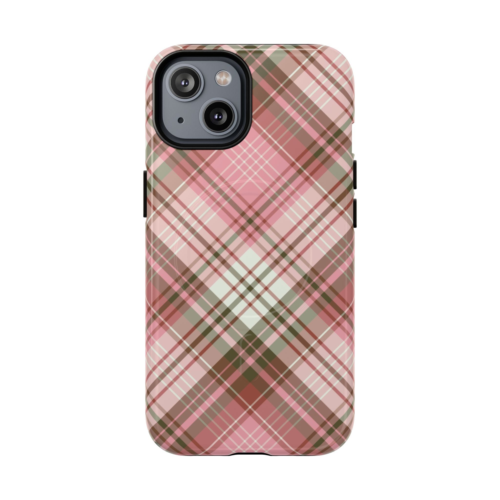 Funda MagSafe Posh de cuadros rosas