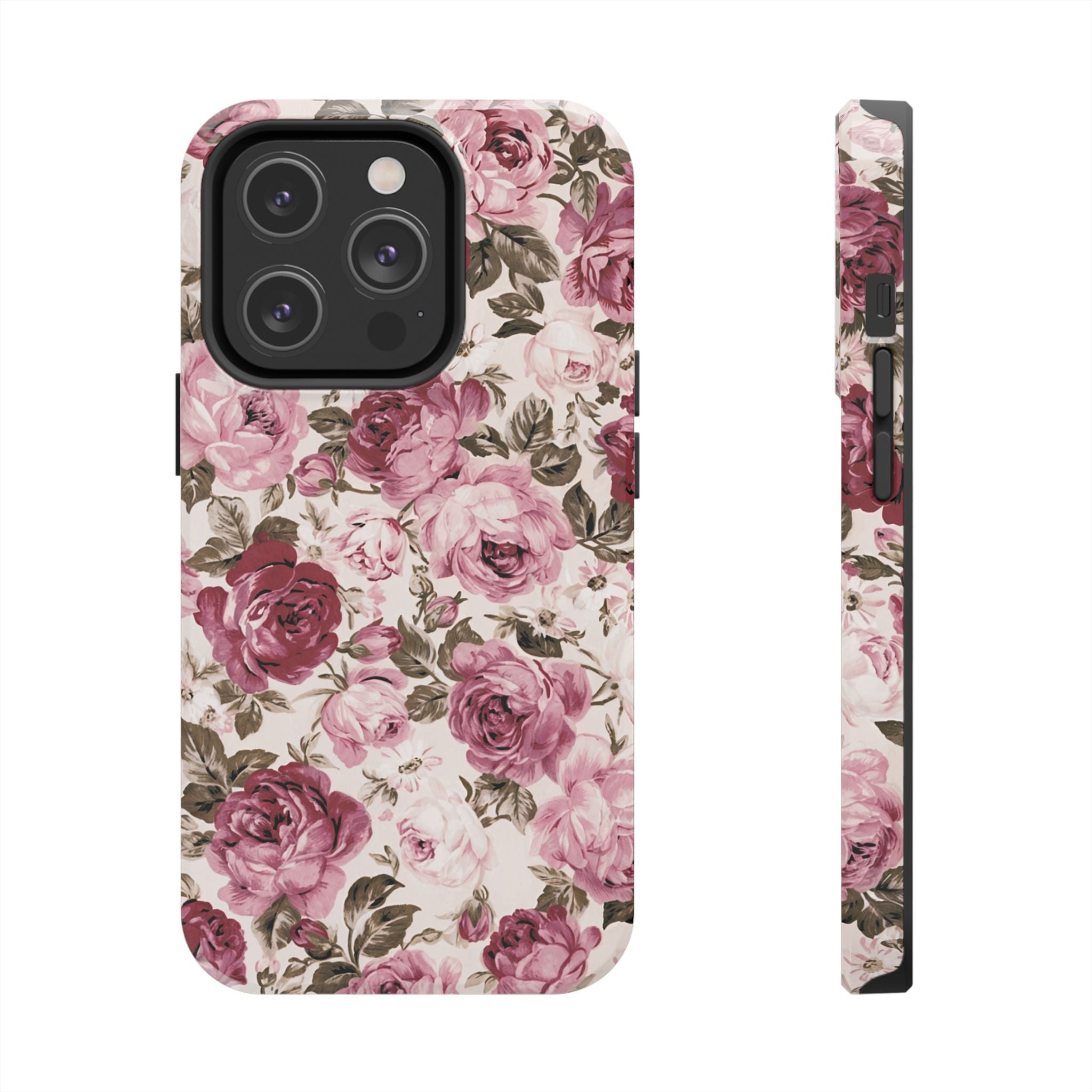 Love Story Romantic Floral iPhone Case