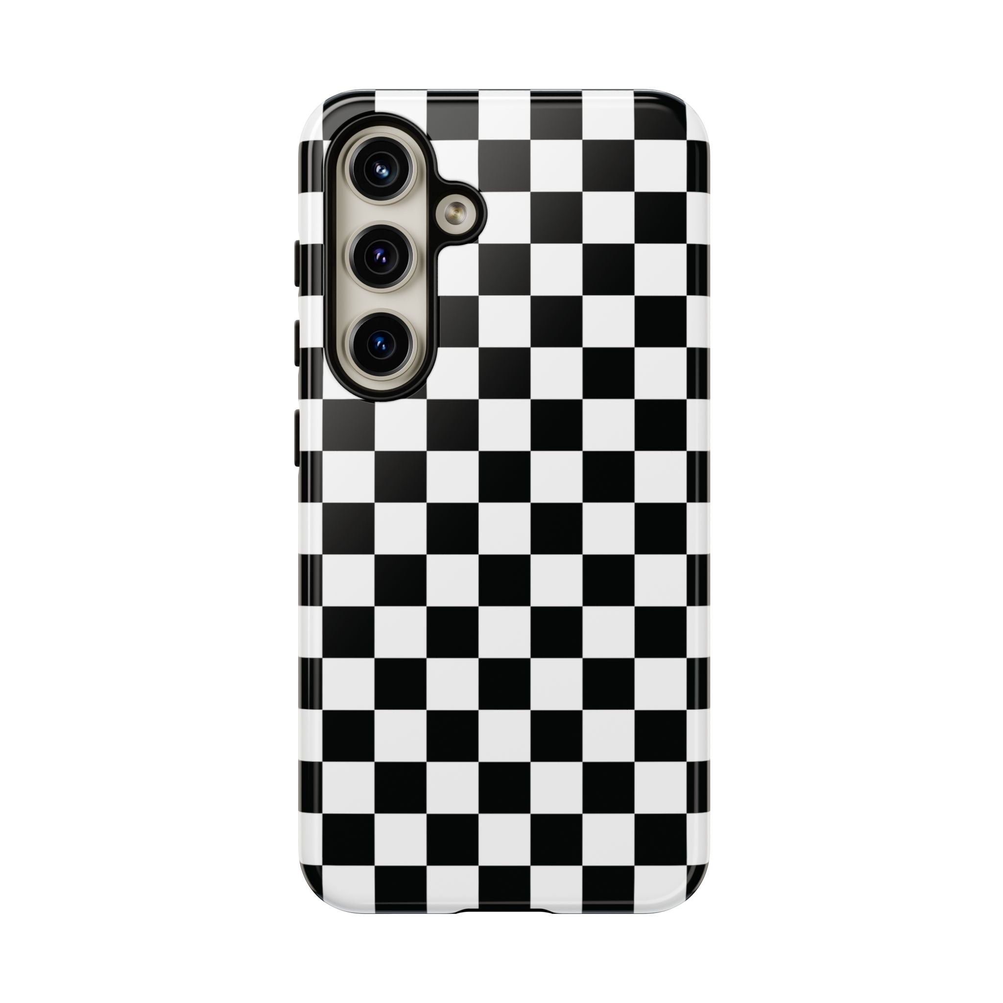 Skater Girl Checkerboard Galaxy Case