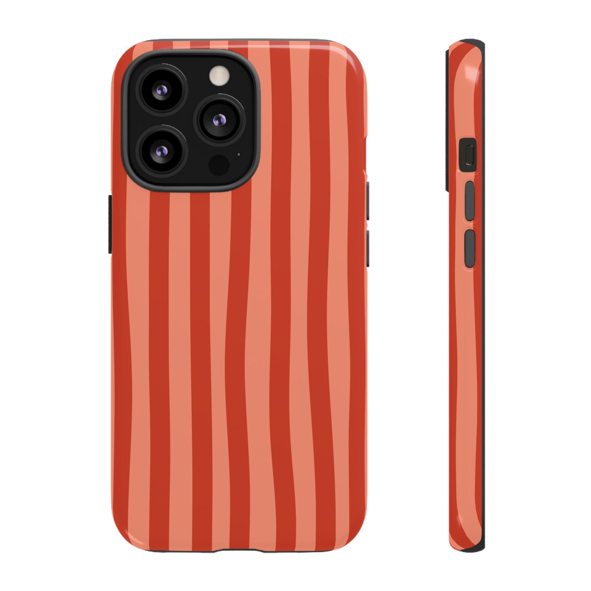 Orange Crush | Wavy Stripe iPhone Case