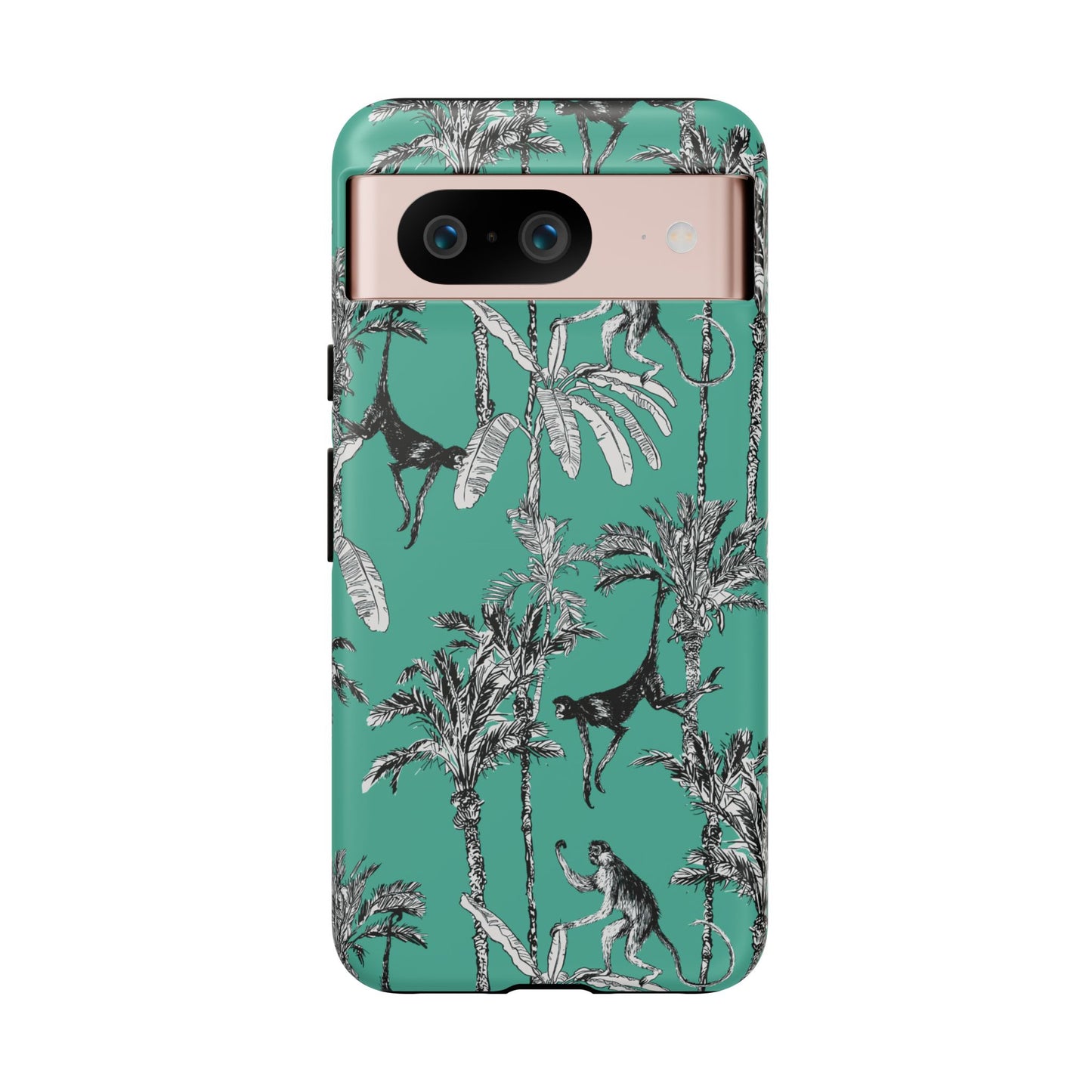 Monkey Business | Retro Tropical Palms Case