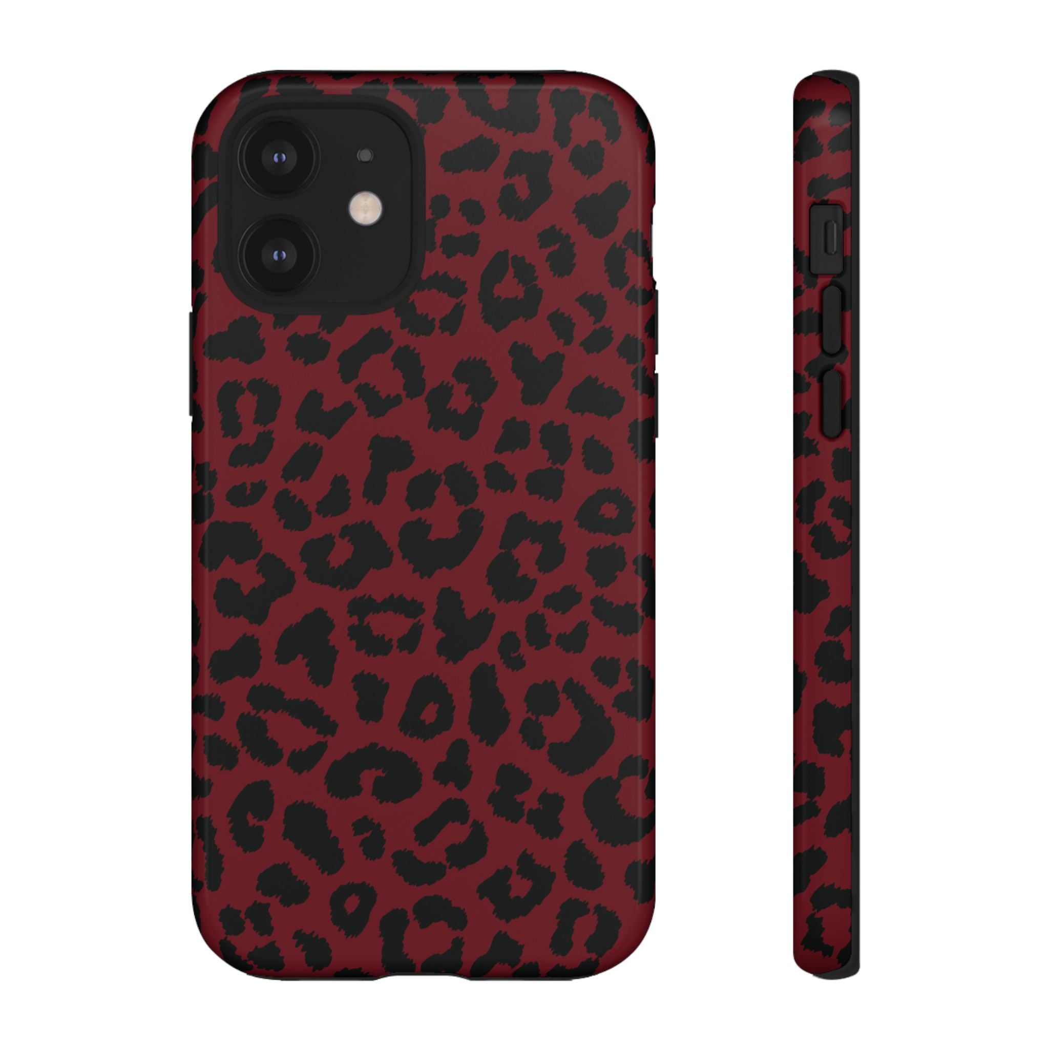Gone Wild | Funda para iPhone con estampado de leopardo rojo