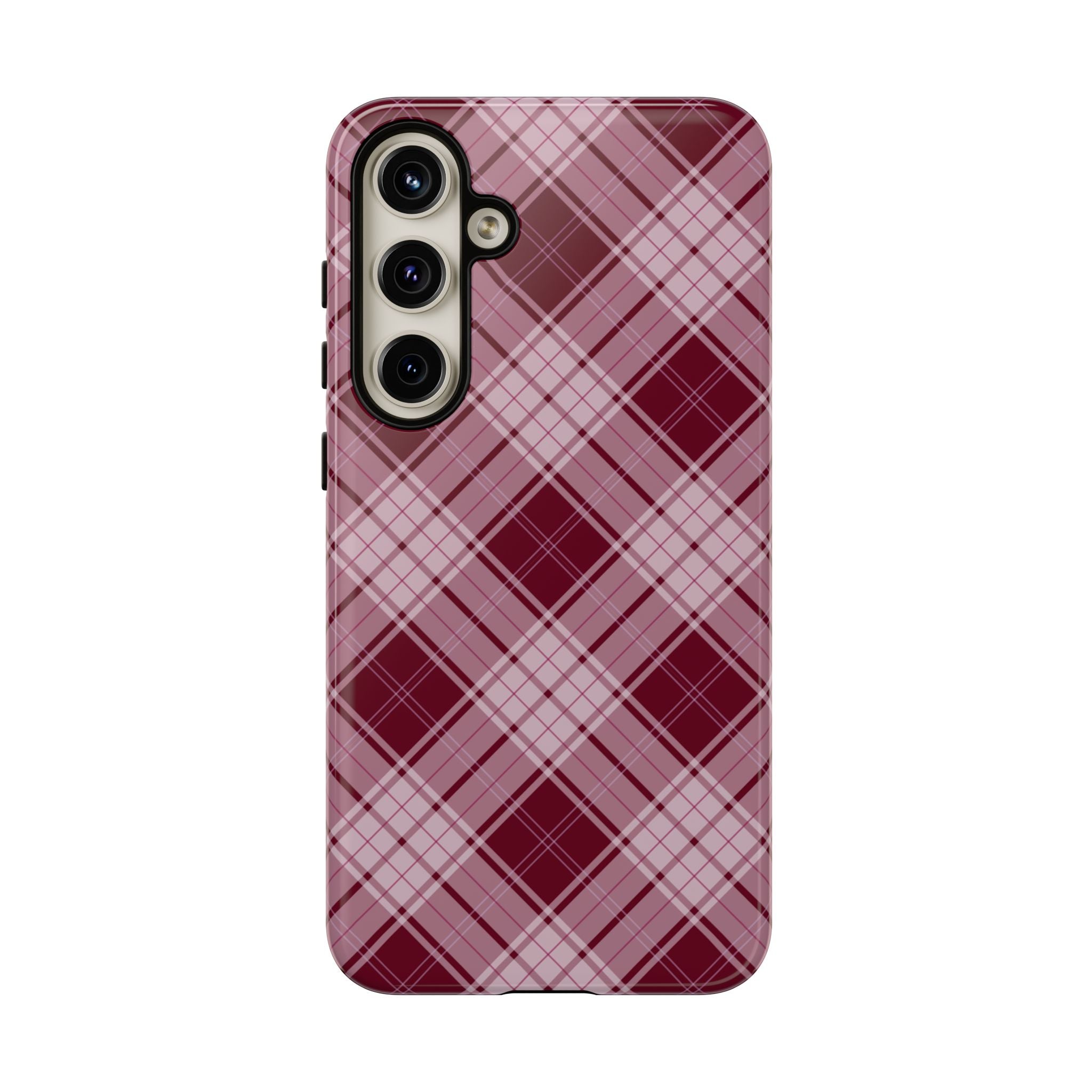 Berry Cute | Plaid Galaxy Case