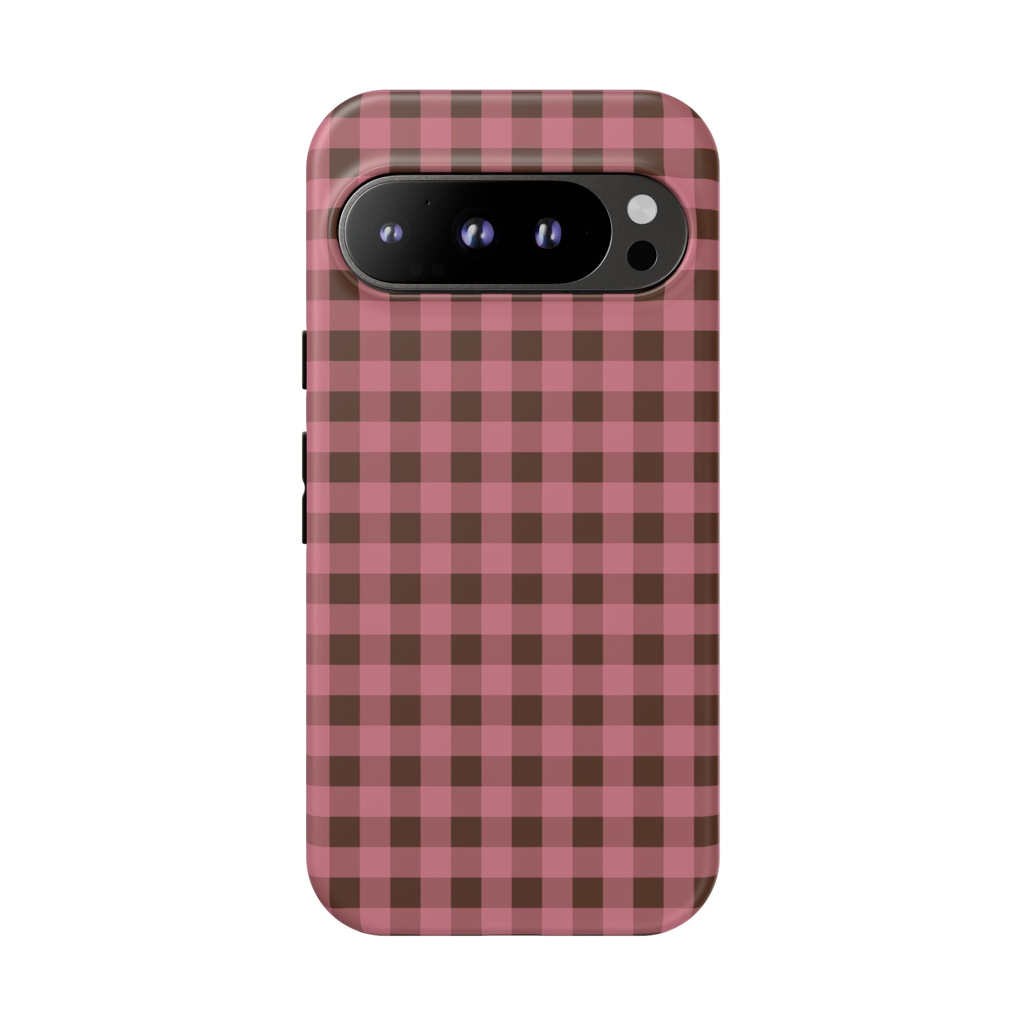 Rosy Gingham Phone Case