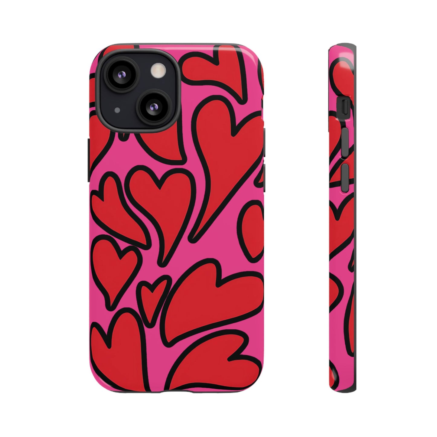 Summer Love | Retro Hearts iPhone Case