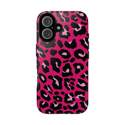 Fierce | Pink Leopard Print iPhone Case