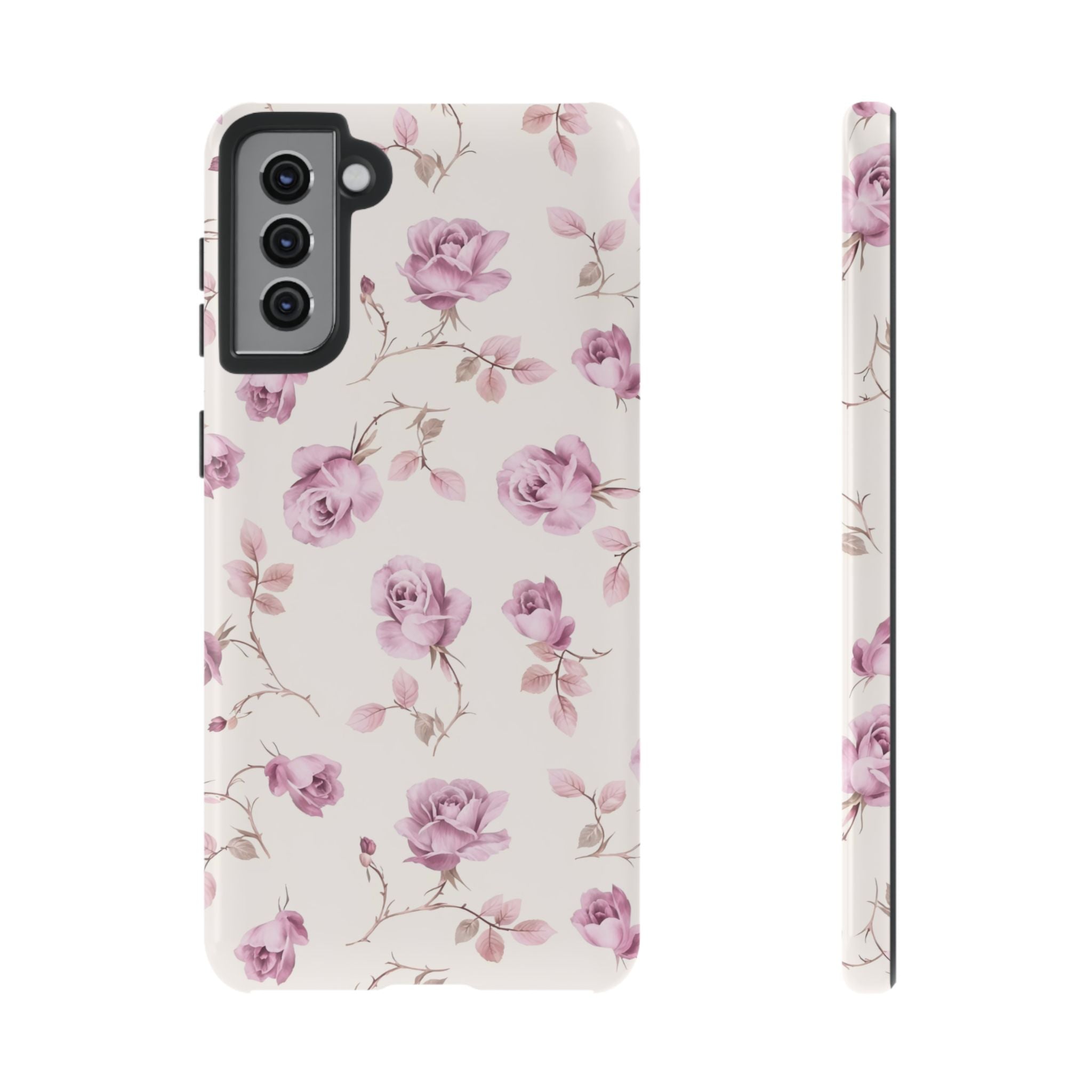 Vintage Rose Coquette Floral Galaxy Case