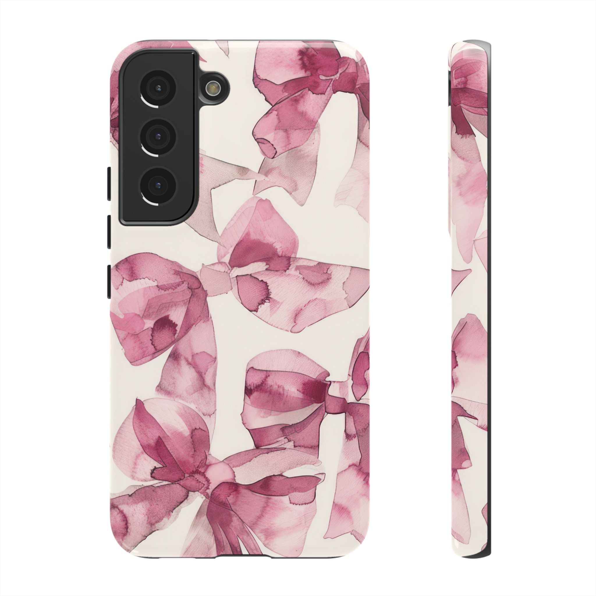 Whimsy Pink Bow Galaxy Case
