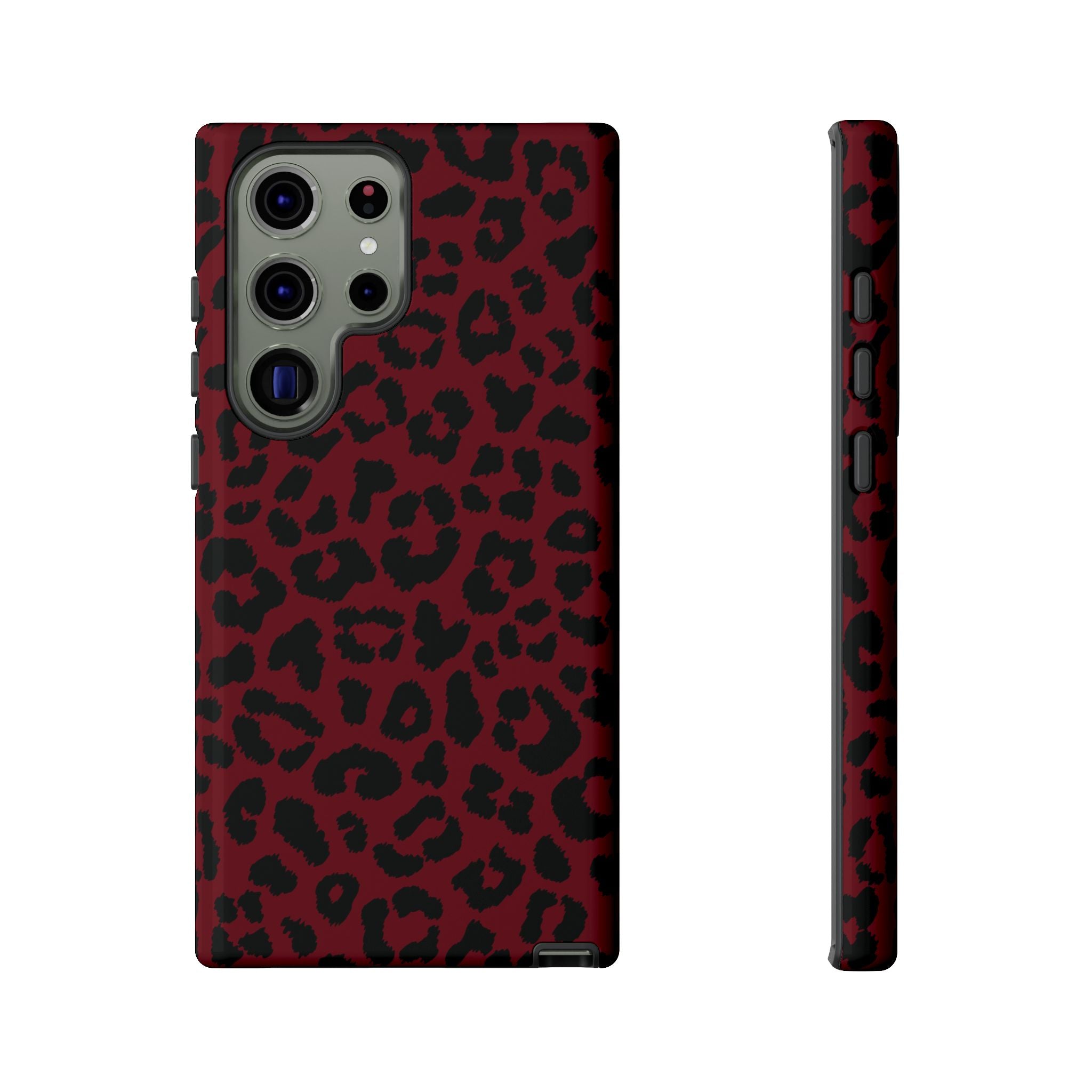 After Dark | Red Leopard Galaxy Case